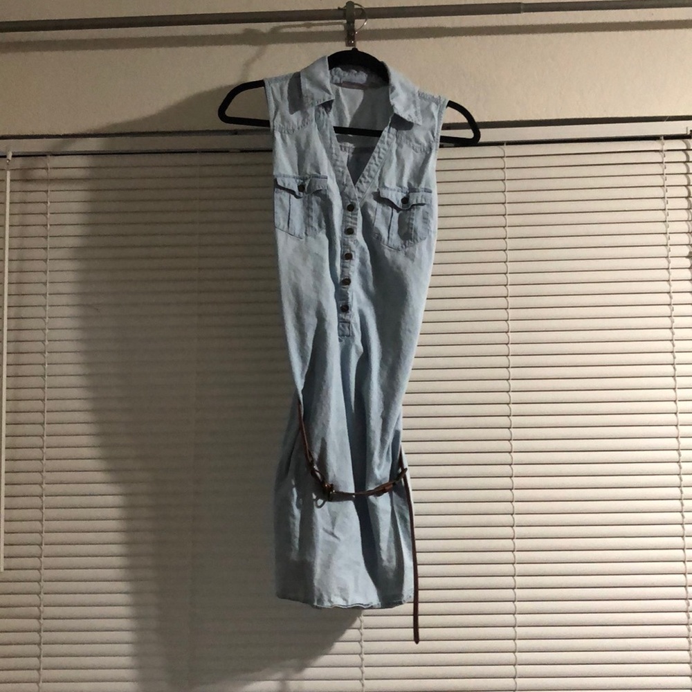Light denim dress
